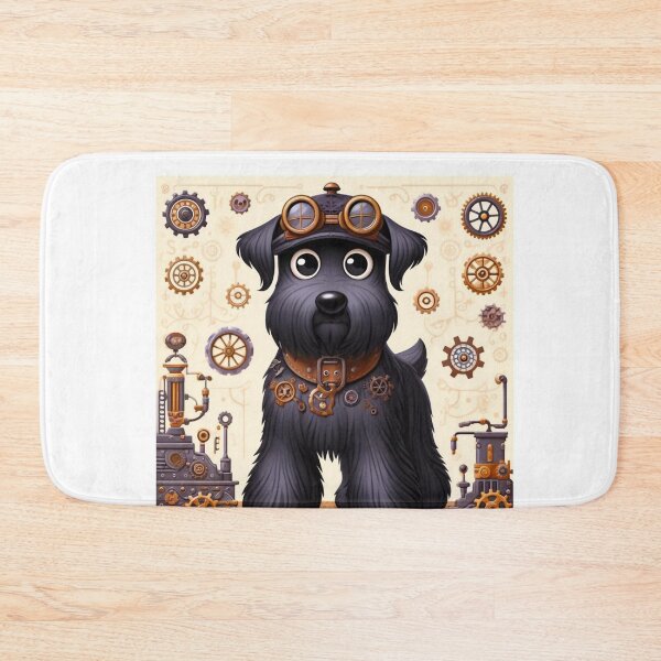 Item preview, Steampunk Black Russian Terrier Dog designed and sold by Sillytoe.