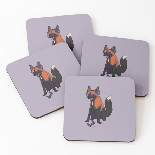 Item preview, cross red fox gamer designed and sold by DuskShadowFox.