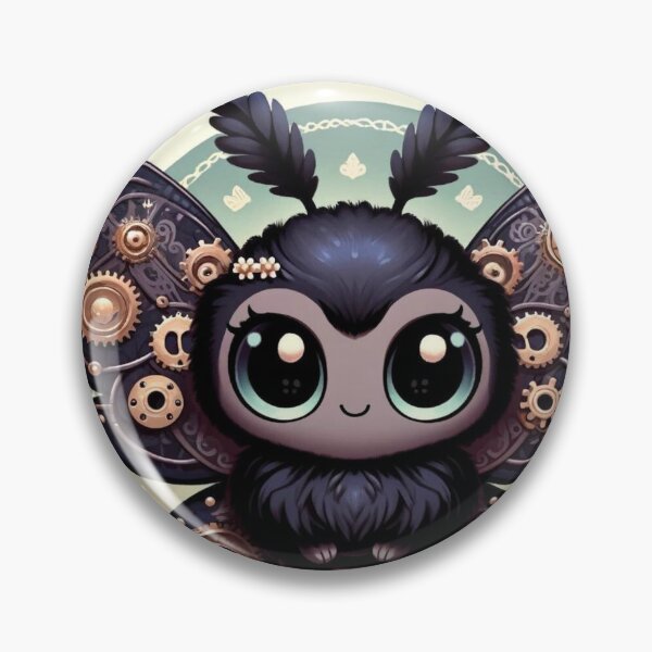 Item preview, Steampunk Black Witch Moth designed and sold by Sillytoe.