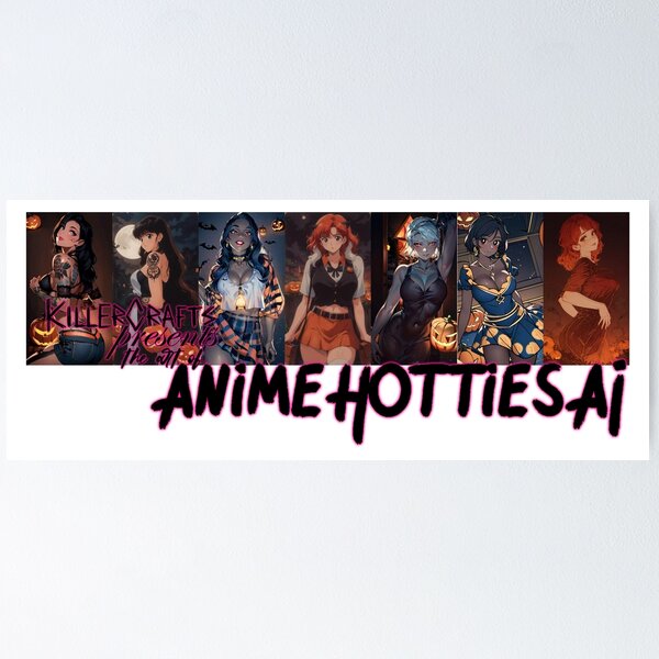 Item preview, AnimeHottiesAI Halloween 2024 Banner Girls designed and sold by KillerCrafts.