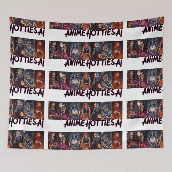 Item preview, AnimeHottiesAI Halloween 2024 Banner Girls designed and sold by KillerCrafts.