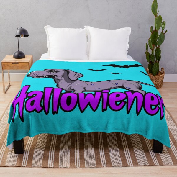 Item preview, Hallowiener The Zombie Halloween Dachshund designed and sold by TheArtOfPat.