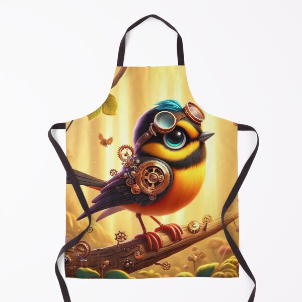Item preview, Steampunk Blackburnian Warbler designed and sold by Sillytoe.