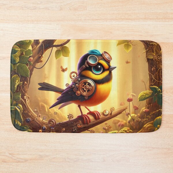 Item preview, Steampunk Blackburnian Warbler designed and sold by Sillytoe.