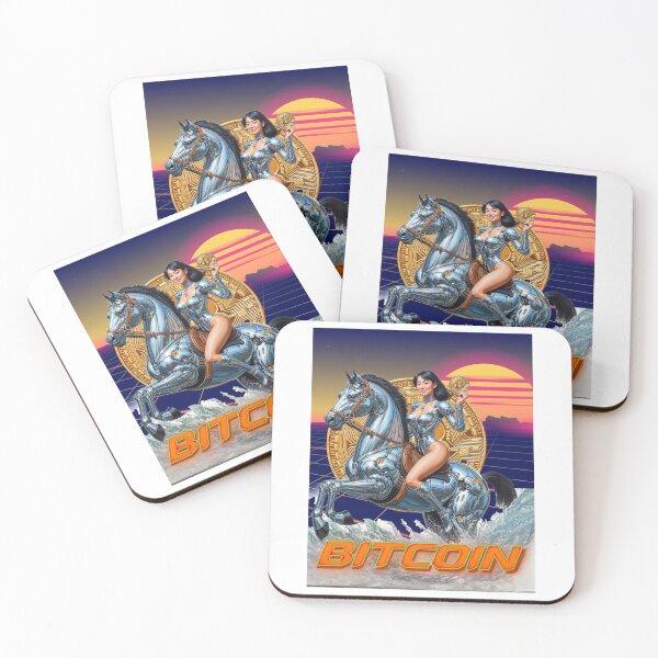 Item preview, Bitcoin Cowgirl,BTC store of heaven,Btc Art,BTC,Bitcoin,Bitcoin Art,BTC art poster,cyber punk BTC designed and sold by 1SINGHA.