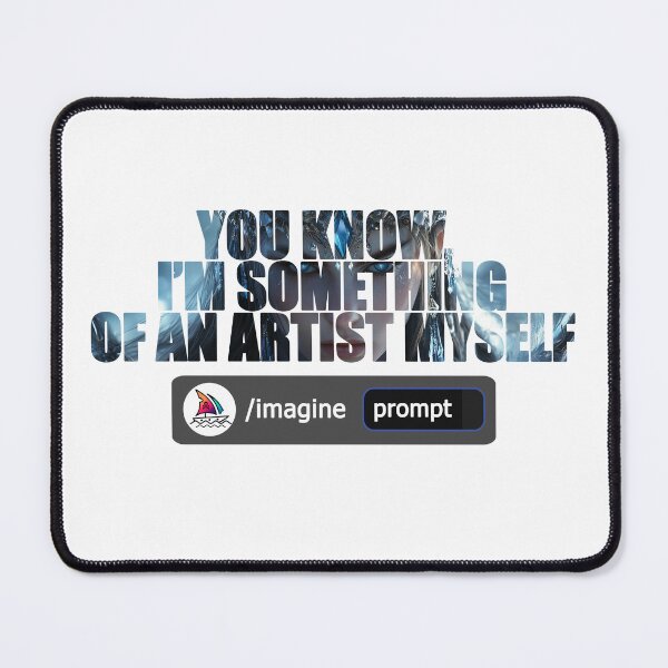 Item preview, Something of an Artist Myself - Blue designed and sold by Artsy Sharky.