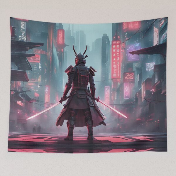 Item preview, Samurai Cyber-Punk saga designed and sold by LittleTwichArt.