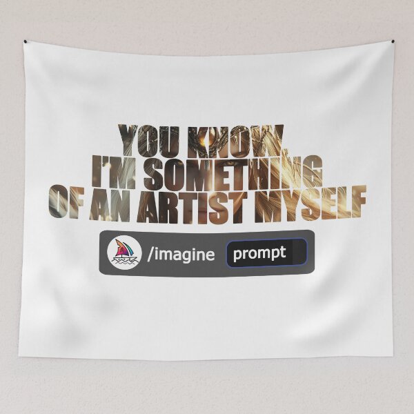 Item preview, Something of an Artist Myself - Gold designed and sold by Artsy Sharky.