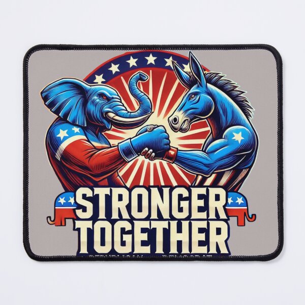 Item preview, Stronger Together, Republicans and Democrats designed and sold by Purposemaster.