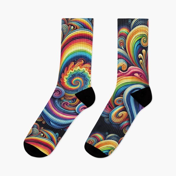 Artikelvorschau, psychedelischer Regenbogen entworfen und verkauft von grassshopper.