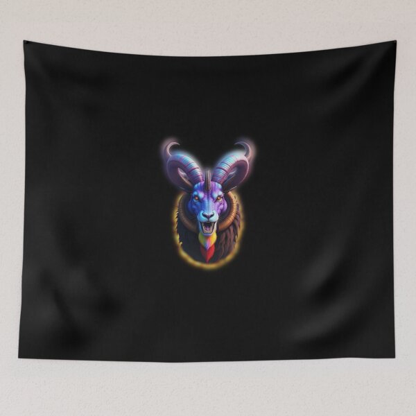 Item preview, Fire Breathing Ram designed and sold by LevonsCrazyArt.