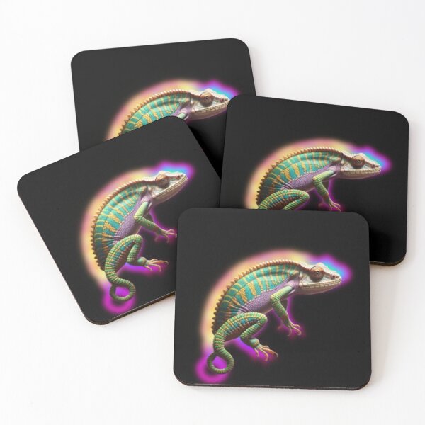 Item preview, Glowing Chameleon designed and sold by LevonsCrazyArt.