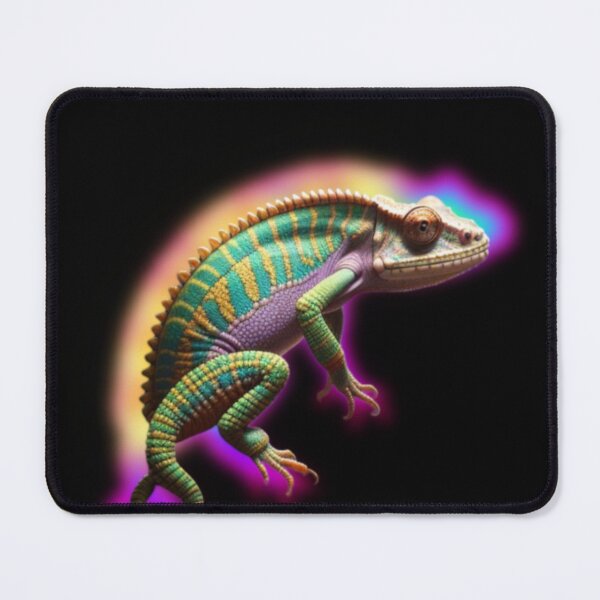 Item preview, Glowing Chameleon designed and sold by LevonsCrazyArt.