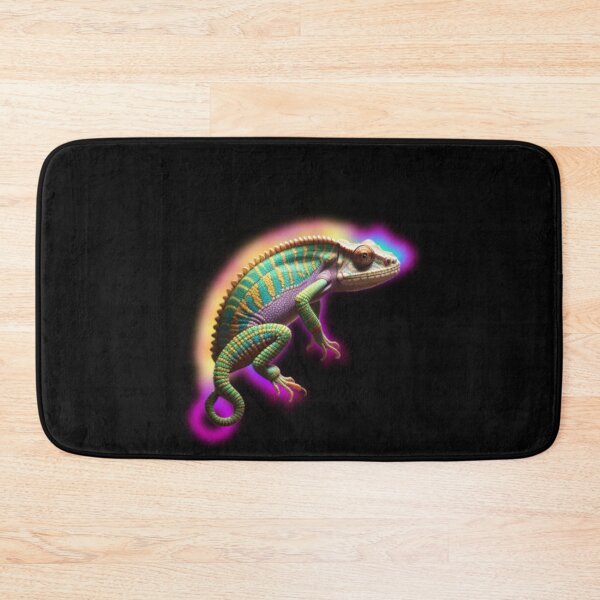 Item preview, Glowing Chameleon designed and sold by LevonsCrazyArt.