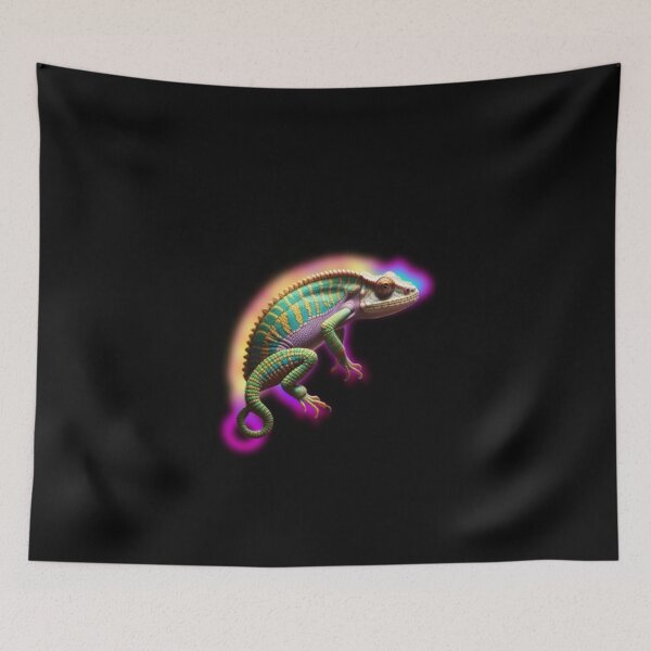 Item preview, Glowing Chameleon designed and sold by LevonsCrazyArt.