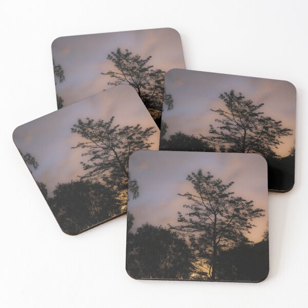 Item preview, Evening Glow Through the Trees - Sunset designed and sold by LMKphotography.