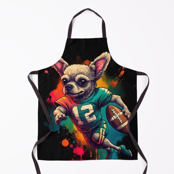 Item preview, Poodle dog playing american football designed and sold by Furrifico.