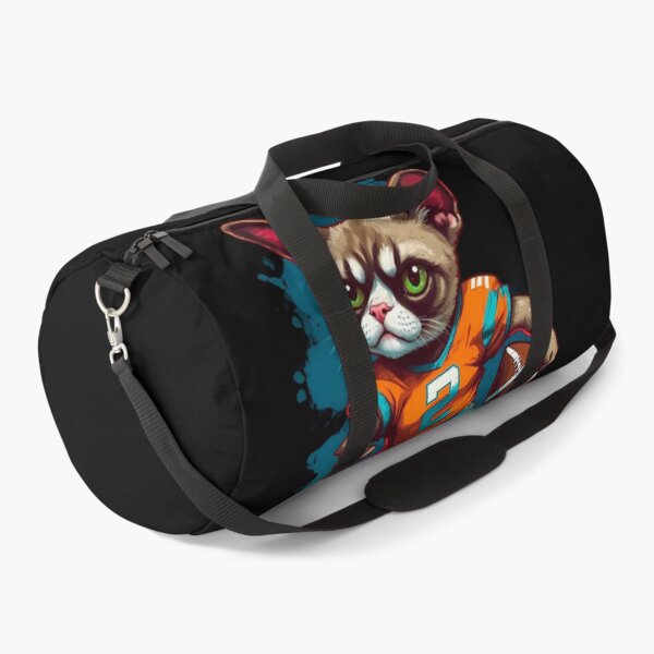 Item preview, Grumpy Persian cat playing american football designed and sold by Furrifico.