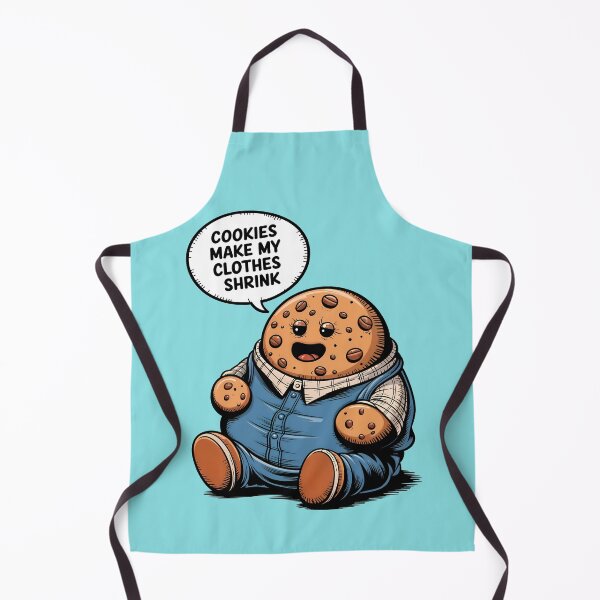 Item preview, Cookies Make My Clothes Shrink Funny Food Quote designed and sold by TheArtOfPat.