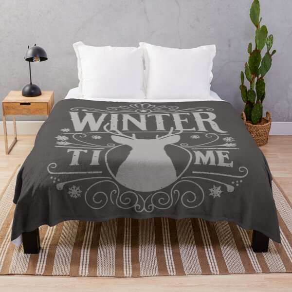 Item preview, Reindeer Winter Time Christmas Season Graphic Illustration Typography designed and sold by jteart.