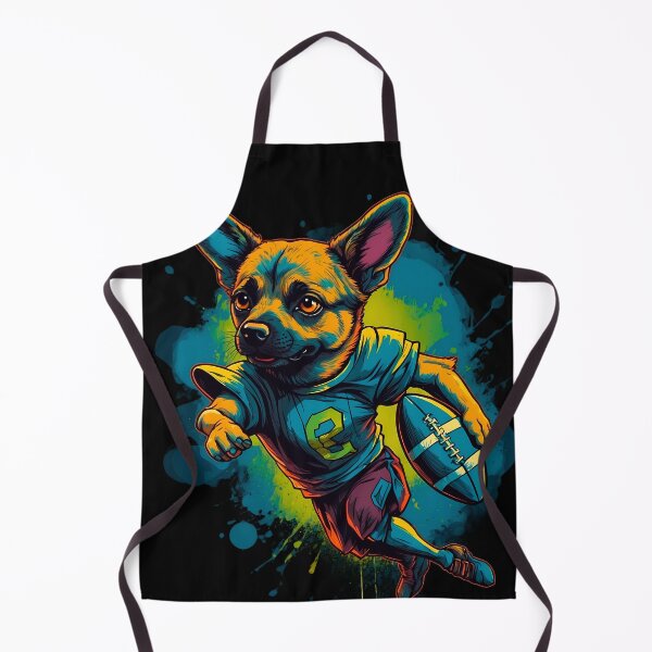 Item preview, German Sheppard dog playing american football designed and sold by Furrifico.