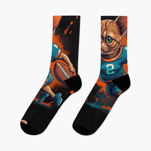 Item preview, Grumpy Persian cat playing american football designed and sold by Furrifico.