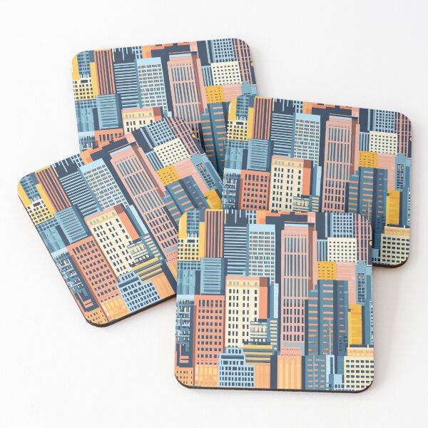 Item preview, Urban landscapes and skylines  designed and sold by mind-coloring.
