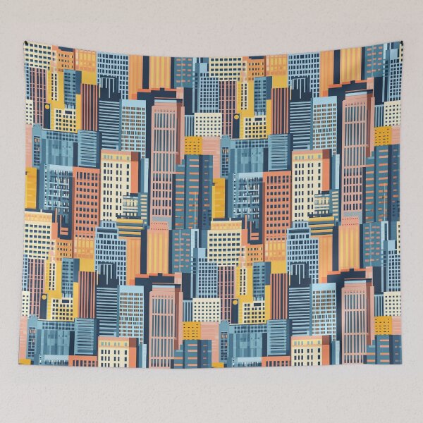 Item preview, Urban landscapes and skylines  designed and sold by mind-coloring.
