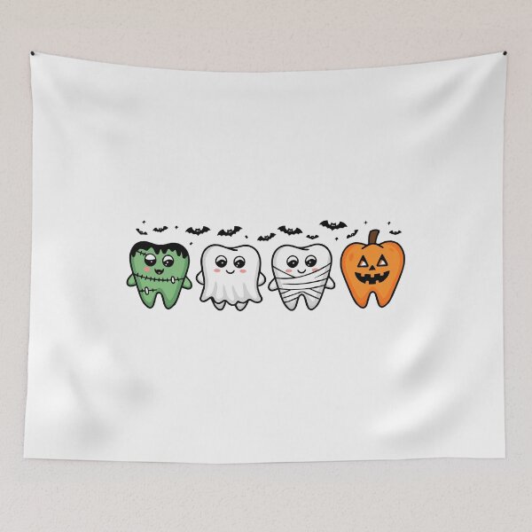 Item preview, Spooky Halloween Dentist , Dental Halloween , Matching Halloween Dental , Dental Hygiene , Dental Office designed and sold by ArtByKatti.