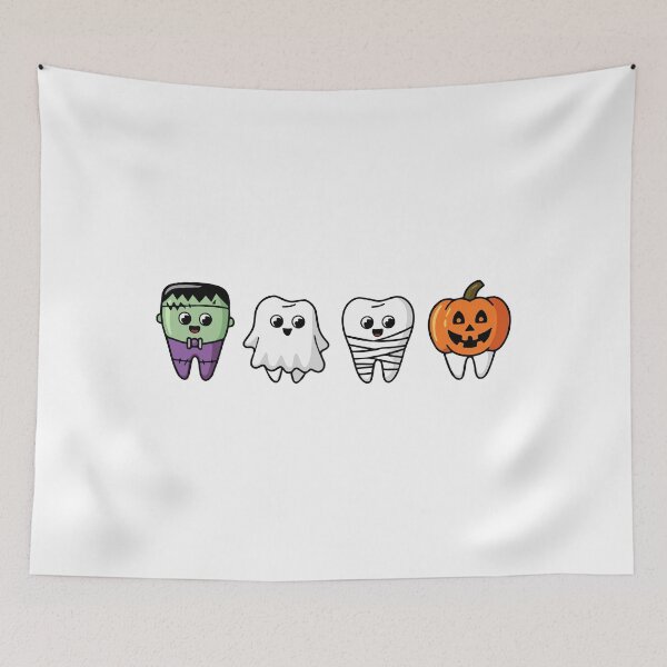 Item preview, Spooky Halloween Dentist , Dental Halloween , Matching Halloween Dental , Dental Hygiene , Dental Office designed and sold by ArtByKatti.