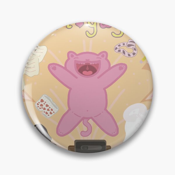 Item preview, Fri-yay! Weekend vibes with cute pink kittycat designed and sold by Catphonesoup.