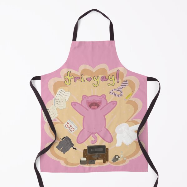 Item preview, Fri-yay! Weekend vibes with cute pink kittycat designed and sold by Catphonesoup.