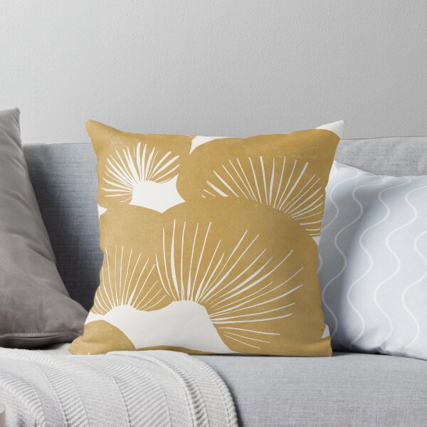 Item preview, Abstract Mushrooms Golden Elegant designed and sold by trajeado14.