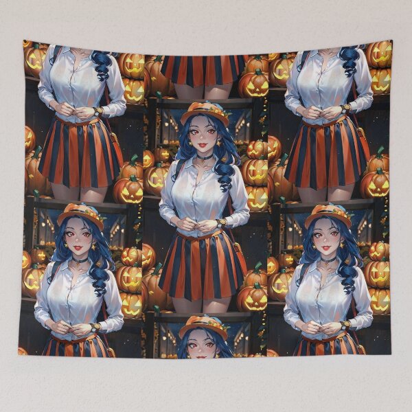Item preview, Dark Hair and Striped Skirt By Pumpkin Fire designed and sold by KillerCrafts.