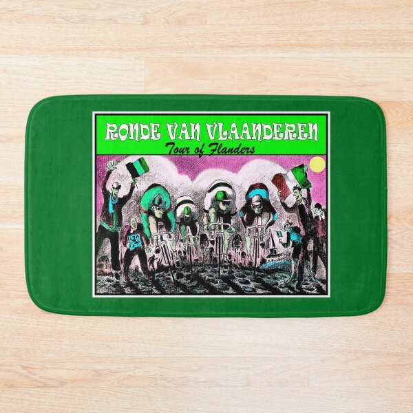 Artikelvorschau, Ronde Van Vlaanderen Tour of Flanders Vintage Abstrakter Werbedruck für Radrennen entworfen und verkauft von posterbobs.