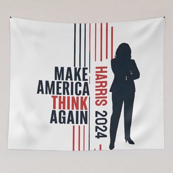 Item preview, Make America Think Again Kamala Harris 2024: Inspiring Change and Leadership designed and sold by MillennialVibe.