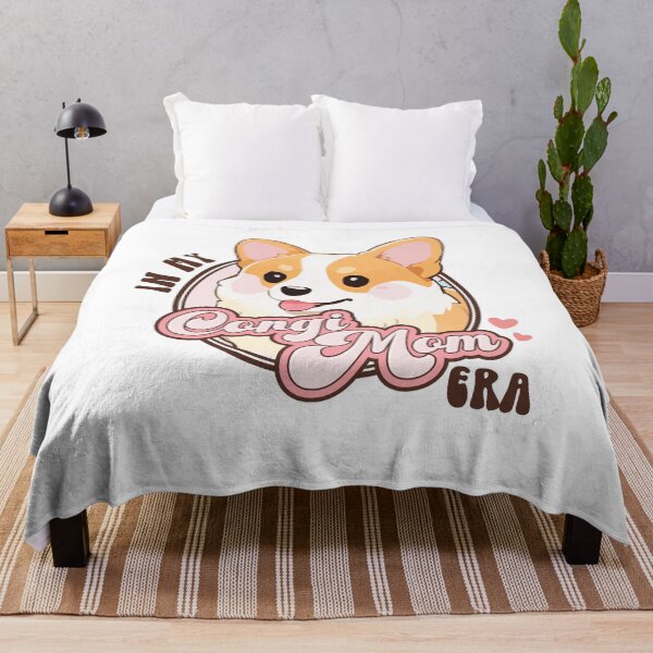 Item preview, In My Corgi Mom Era Pastel Retro Corgi designed and sold by thecatcouch.
