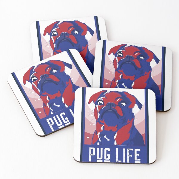 Item preview, Pug Life Vote Pug Style T-Shirt designed and sold by KokkoCanada.