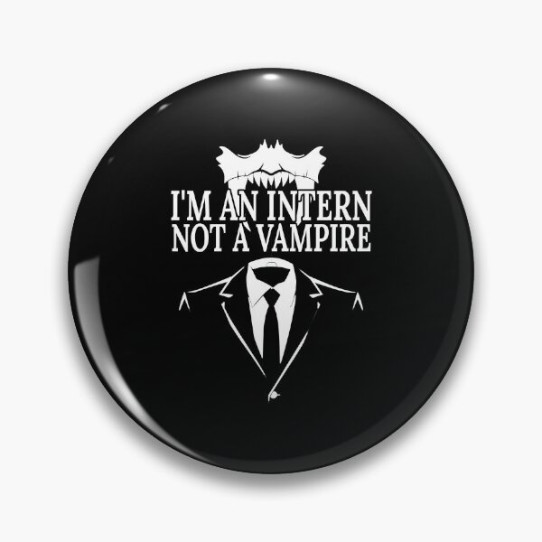 Item preview, I'm An Intern Not a Vampire Male Night Stalker designed and sold by FWLKIT.