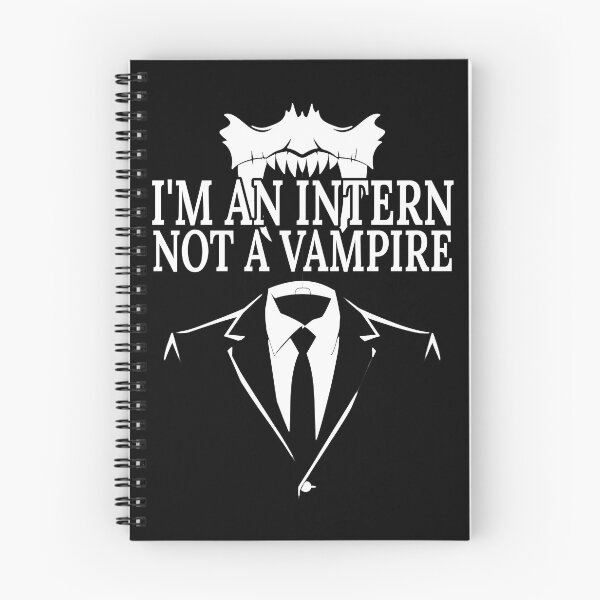 Item preview, I'm An Intern Not a Vampire Male Night Stalker designed and sold by FWLKIT.