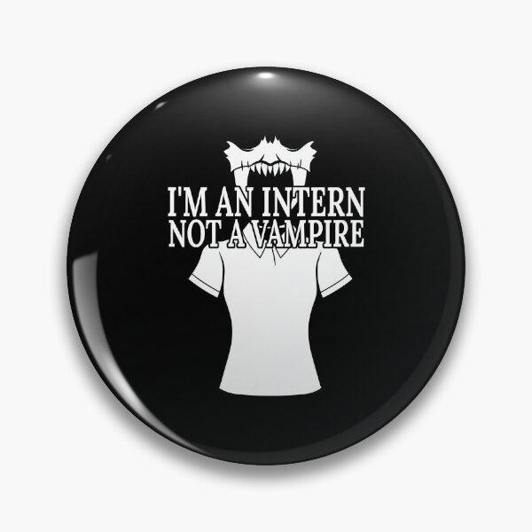Item preview, I'm An Intern Not a Vampire Female Night Stalker designed and sold by FWLKIT.