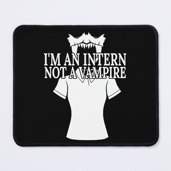 Item preview, I'm An Intern Not a Vampire Female Night Stalker designed and sold by FWLKIT.