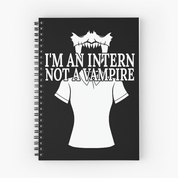 Item preview, I'm An Intern Not a Vampire Female Night Stalker designed and sold by FWLKIT.