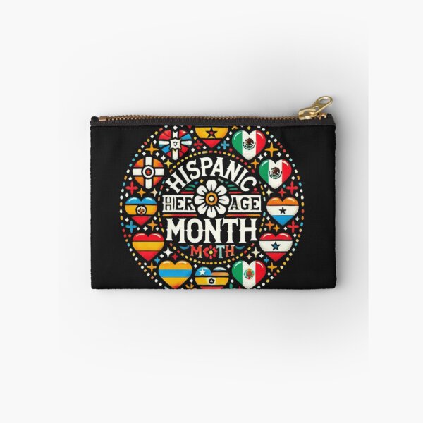 Item preview, National Hispanic Heritage Month: Celebrating All Countries, Flags, and Hearts United in Diversity designed and sold by SztylishDesigns.