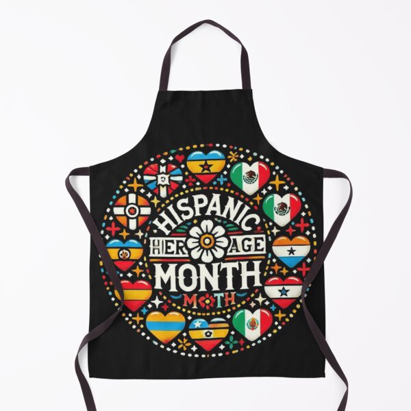 Item preview, National Hispanic Heritage Month: Celebrating All Countries, Flags, and Hearts United in Diversity designed and sold by SztylishDesigns.