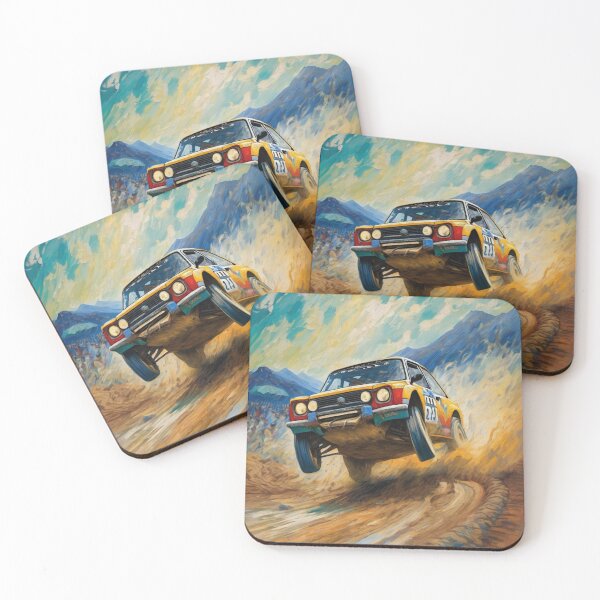 Item preview, "Rally Machine Roaring: Mountain Track Adventure" designed and sold by Artisticanvas.