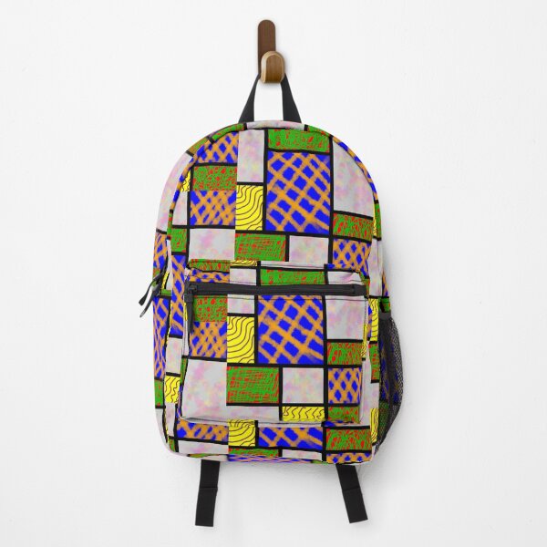 Item preview, Mondriana XII, a postmodernist reimagining. designed and sold by thalasson.