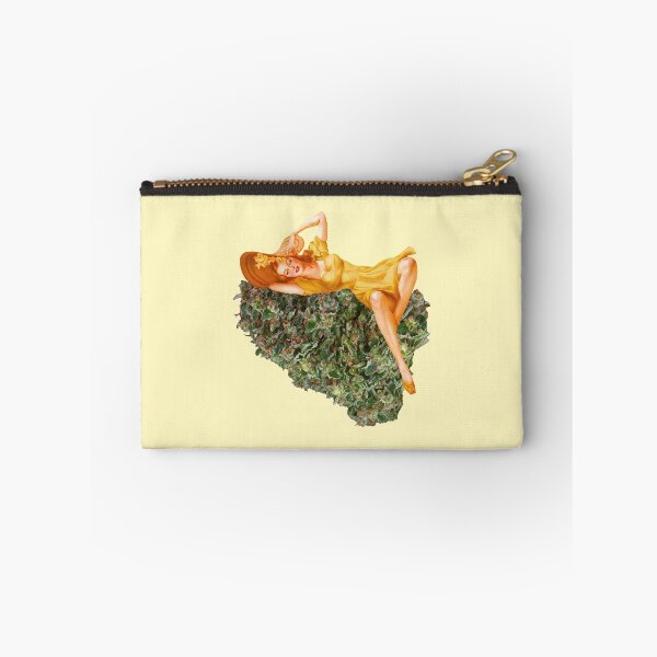 Item preview, Pin-Up Stoner Girl On A Bud designed and sold by wildeweed.