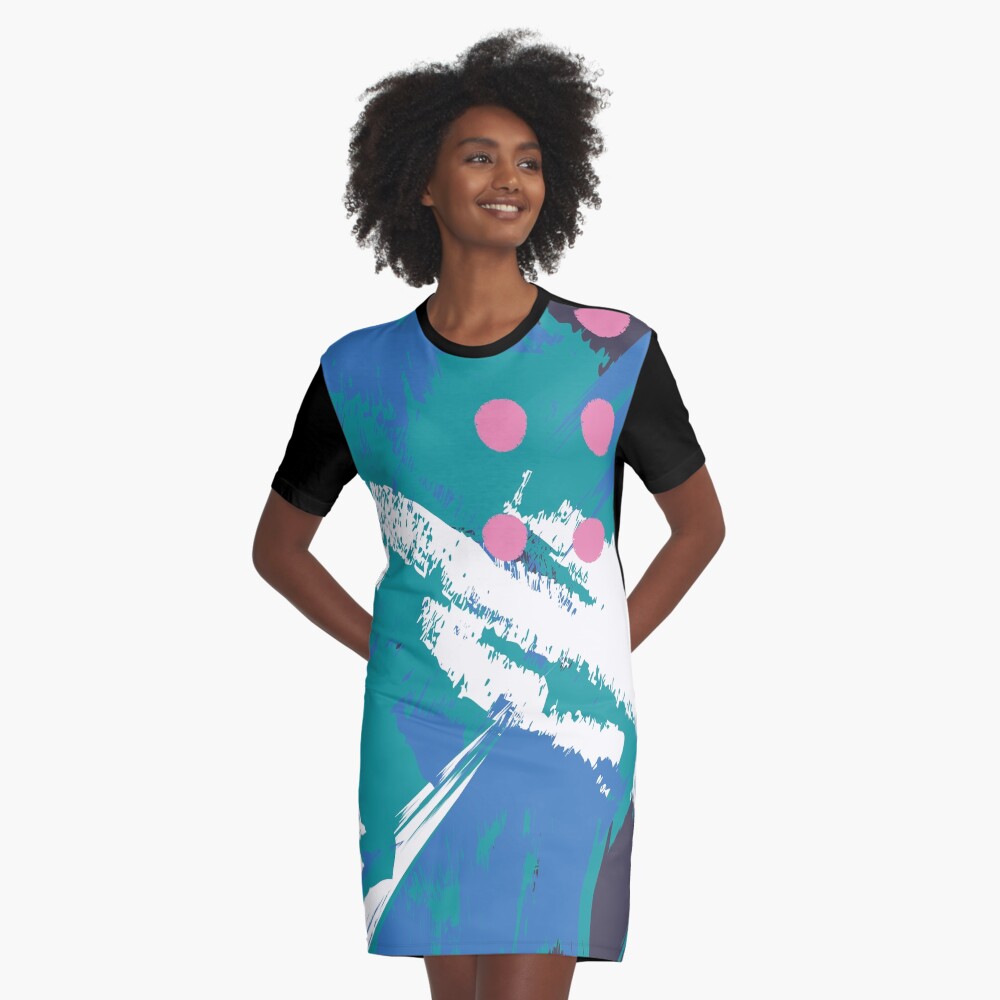 Item preview, Graphic T-Shirt Dress designed and sold by HoopandHoller.