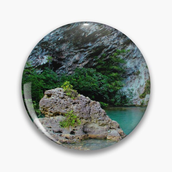 Item preview, Scenery with "Lu Vurghe" in Acquasanta Terme and waters designed and sold by Kristina Drozd.